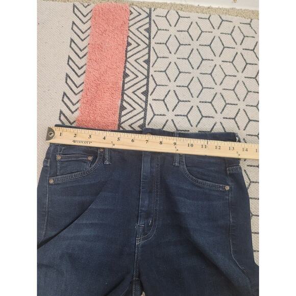 MOTHER DESTRUCTED HIGH WAISTED LOOKER IN COFFEE, TEA OR ME, SZ 26 - Picture 16 of 16